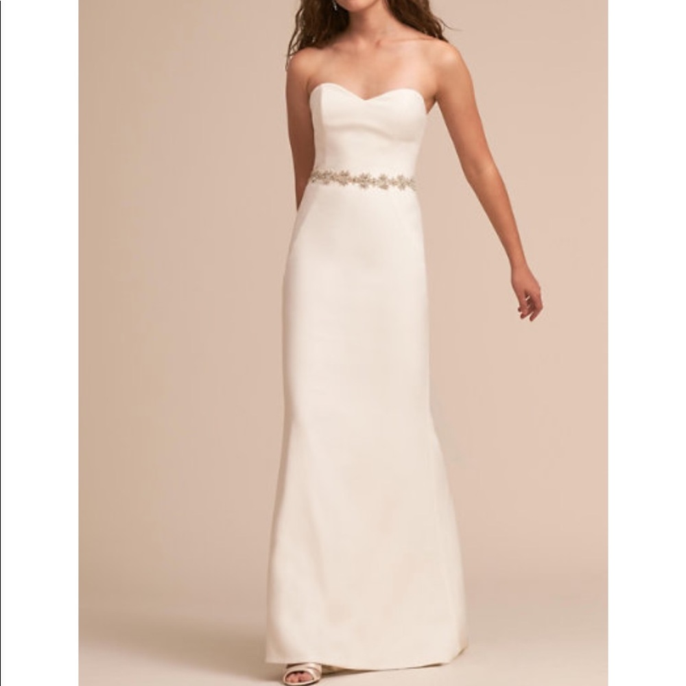 BHLDN Amy Kuschel “Paige” ivory wedding gown size 4/6